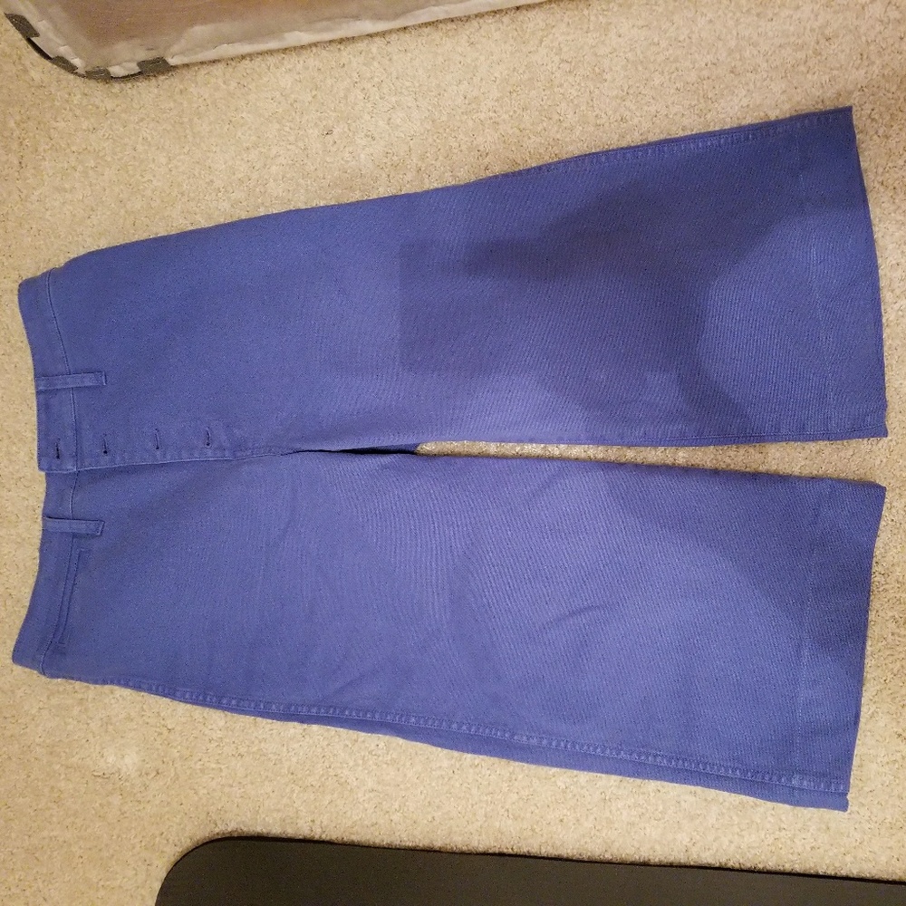 Madewell Emmett wide leg crop pants